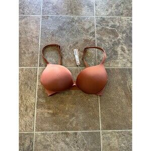 Skims Ultimate Collection Push-up Plunge Bra Size 32DD Bronze